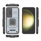 For Samsung Galaxy S25+ 5G Sliding Camshield TPU + PC Shockproof Phone Case with Holder(Grey) - 3