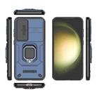 For Samsung Galaxy S25+ 5G Sliding Camshield TPU + PC Shockproof Phone Case with Holder(Blue) - 3