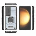 For Samsung Galaxy S25 Ultra 5G Sliding Camshield TPU + PC Shockproof Phone Case with Holder(Grey) - 3