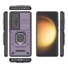 For Samsung Galaxy S25 Ultra 5G Sliding Camshield TPU + PC Shockproof Phone Case with Holder(Purple) - 3
