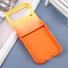 For Samsung Galaxy Z Flip3 Liquid PC Gradient MagSafe Phone Case(Yellow Orange) - 3