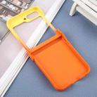 For Samsung Galaxy Z Flip5 Liquid PC Gradient MagSafe Phone Case(Yellow Orange) - 3