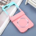 For Samsung Galaxy Z Flip5 Liquid PC Gradient MagSafe Phone Case(Blue Pink) - 2