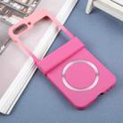 For Samsung Galaxy Z Flip6 Liquid PC Gradient MagSafe Phone Case(Pink Red) - 3