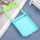 For Samsung Galaxy Z Flip6 Liquid PC Gradient MagSafe Phone Case(Cyan Blue) - 3