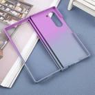 For Samsung Galaxy Z Fold6 Liquid PC Gradient MagSafe Phone Case(Purple Grey) - 3