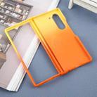 For Samsung Galaxy Z Fold6 Liquid PC Gradient MagSafe Phone Case(Yellow Orange) - 3