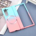 For Samsung Galaxy Z Fold6 Liquid PC Gradient MagSafe Phone Case(Blue Pink) - 2