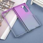 For Samsung Galaxy Z Fold5 Liquid PC Gradient MagSafe Phone Case(Purple Grey) - 3