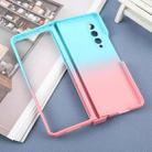 For Samsung Galaxy Z Fold4 Liquid PC Gradient MagSafe Phone Case(Blue Pink) - 3