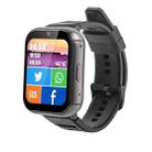 UNIWA DM66 4G Calling Smart Watch, 2GB+16GB, 1.99 inch IPS Screen Android 9.0 Support WiFi GPS(Black) - 1