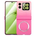 For Huawei nova Flip Liquid PC Gradient MagSafe Phone Case(Pink Red) - 1