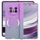 For Huawei Mate X5 / X3 Liquid PC Gradient MagSafe Phone Case(Purple Grey) - 1