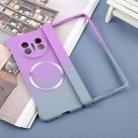 For Huawei Mate X5 / X3 Liquid PC Gradient MagSafe Phone Case(Purple Grey) - 2