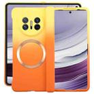 For Huawei Mate X5 / X3 Liquid PC Gradient MagSafe Phone Case(Yellow Orange) - 1