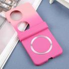 For Huawei Pocket 2 Liquid PC Gradient MagSafe Phone Case(Pink Red) - 2