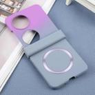 For Huawei Pocket 2 Liquid PC Gradient MagSafe Phone Case(Purple Grey) - 2