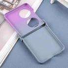 For Huawei Pocket 2 Liquid PC Gradient MagSafe Phone Case(Purple Grey) - 3