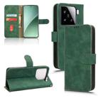 For Xiaomi 15 Skin Feel Magnetic Flip Leather Phone Case(Green) - 1