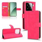 For Xiaomi 15 Skin Feel Magnetic Flip Leather Phone Case(Rose Red) - 1