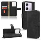 For Xiaomi Poco M7 Pro 5G Skin Feel Magnetic Flip Leather Phone Case(Black) - 1