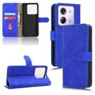For Xiaomi Poco M7 Pro 5G Skin Feel Magnetic Flip Leather Phone Case(Blue) - 1