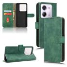 For Xiaomi Poco M7 Pro 5G Skin Feel Magnetic Flip Leather Phone Case(Green) - 1