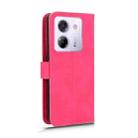 For Xiaomi Poco M7 Pro 5G Skin Feel Magnetic Flip Leather Phone Case(Rose Red) - 3