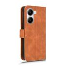 For Xiaomi Poco X7 Pro / Redmi Turbo 4 Skin Feel Magnetic Flip Leather Phone Case(Brown) - 3