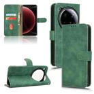 For Xiaomi 15 Ultra Skin Feel Magnetic Flip Leather Phone Case(Green) - 1