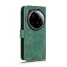 For Xiaomi 15 Ultra Skin Feel Magnetic Flip Leather Phone Case(Green) - 3