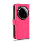 For Xiaomi 15 Ultra Skin Feel Magnetic Flip Leather Phone Case(Rose Red) - 3