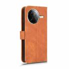 For Xiaomi Poco F7 Pro / F7 Ultra Skin Feel Magnetic Flip Leather Phone Case(Brown) - 3