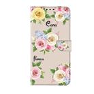 For iPhone 16 Pro Max Fresh Painted Leather Phone Case(Colored Flowers) - 2