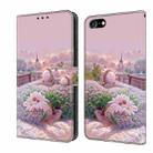 For iPhone 7 / 8 / SE 2022 Fresh Painted Leather Phone Case(Garden) - 1