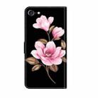 For iPhone 7 / 8 / SE 2022 Fresh Painted Leather Phone Case(Black Flowers) - 3