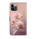 For iPhone 11 Pro Max Fresh Painted Leather Phone Case(Ceramic Flowers) - 3