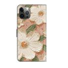 For iPhone 11 Pro Max Fresh Painted Leather Phone Case(Sunflower) - 3