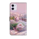 For iPhone 11 Fresh Painted Leather Phone Case(Garden) - 3