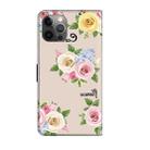 For iPhone 11 Pro Fresh Painted Leather Phone Case(Colored Flowers) - 3