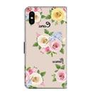 For iPhone XS Max Fresh Painted Leather Phone Case(Colored Flowers) - 3