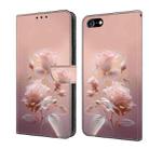 For iPhone 7 Plus / 8 Plus Fresh Painted Leather Phone Case(Ceramic Flowers) - 1