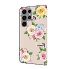 For Samsung Galaxy S24 Ultra 5G Fresh Painted Leather Phone Case(Colored Flowers) - 3