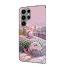 For Samsung Galaxy S23 Ultra 5G Fresh Painted Leather Phone Case(Garden) - 3