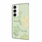 For Samsung Galaxy S23+ 5G Fresh Painted Leather Phone Case(Fresh Flowers) - 3