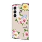 For Samsung Galaxy S23+ 5G Fresh Painted Leather Phone Case(Colored Flowers) - 3