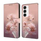 For Samsung Galaxy S23+ 5G Fresh Painted Leather Phone Case(Ceramic Flowers) - 1
