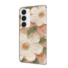 For Samsung Galaxy S23+ 5G Fresh Painted Leather Phone Case(Sunflower) - 3