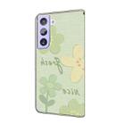 For Samsung Galaxy S22 5G Fresh Painted Leather Phone Case(Fresh Flowers) - 3