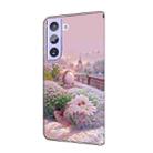 For Samsung Galaxy S22+ 5G Fresh Painted Leather Phone Case(Garden) - 3